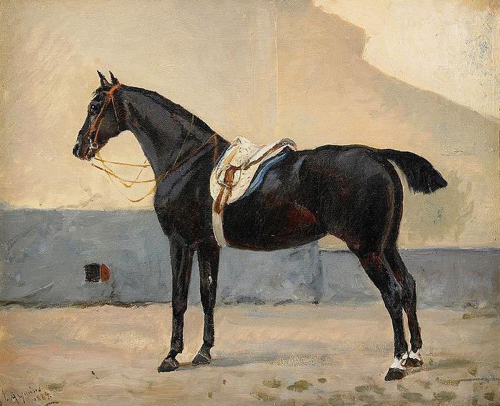 John Arsenius Portrait of a Horse oil painting picture